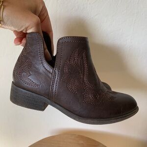 Brown Kids Cowboys Boots